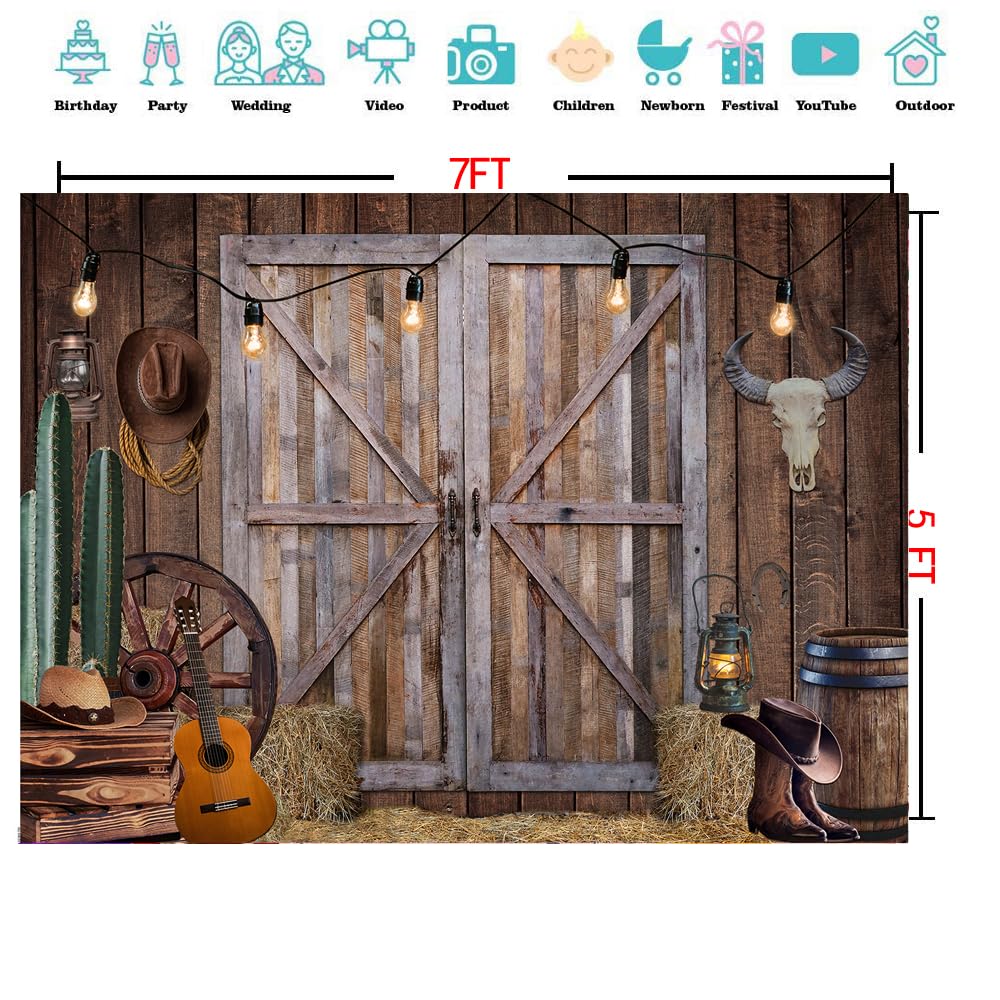Fondo De Vaquero Occidental De 10 X 8 Pies, Decoración Rústica Vintage Para  Fiesta De Granero,, image size:1000x1000
