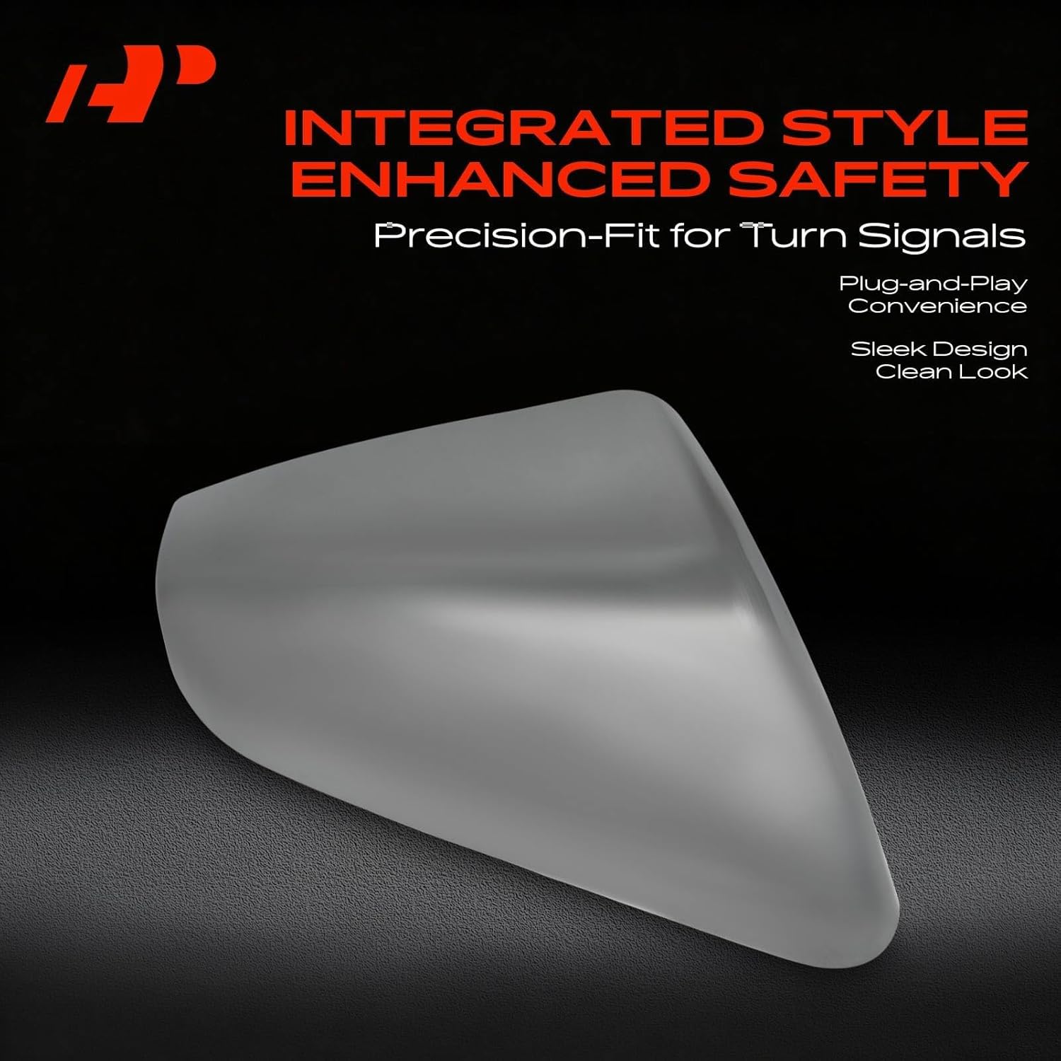 A-Premium Passenger Side Rearview Mirror Cover Cap - Compatible with Chevy Chevrolet Equinox & GMC Terrain, 2018 2019 2020 2021 2022 2023 2024 - Chrome