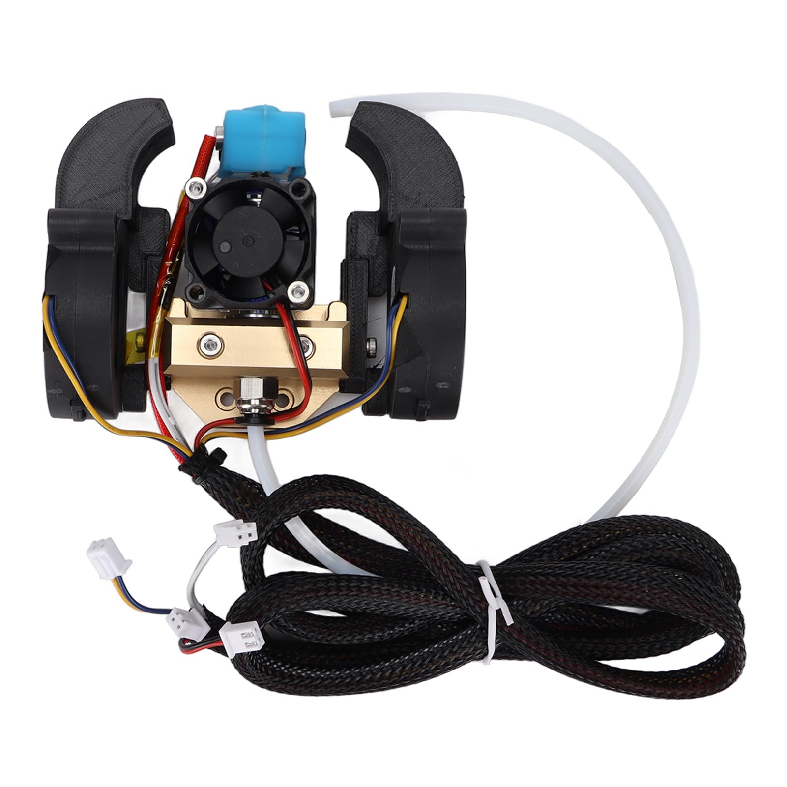 Pongnas Hotend V6 in Metallo con 3 Ventole per Stampanti 3D - Eccellente Dissipazione del Calore e Accessori di Facile Installazione