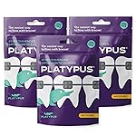 Platypus Orthodontic Flossers for Braces, 40 Count (Pack of 3), Ortho Picks for Adults & Kids, Fits Under Arch Wire, Non-Damaging, Encourage Flossing Habits