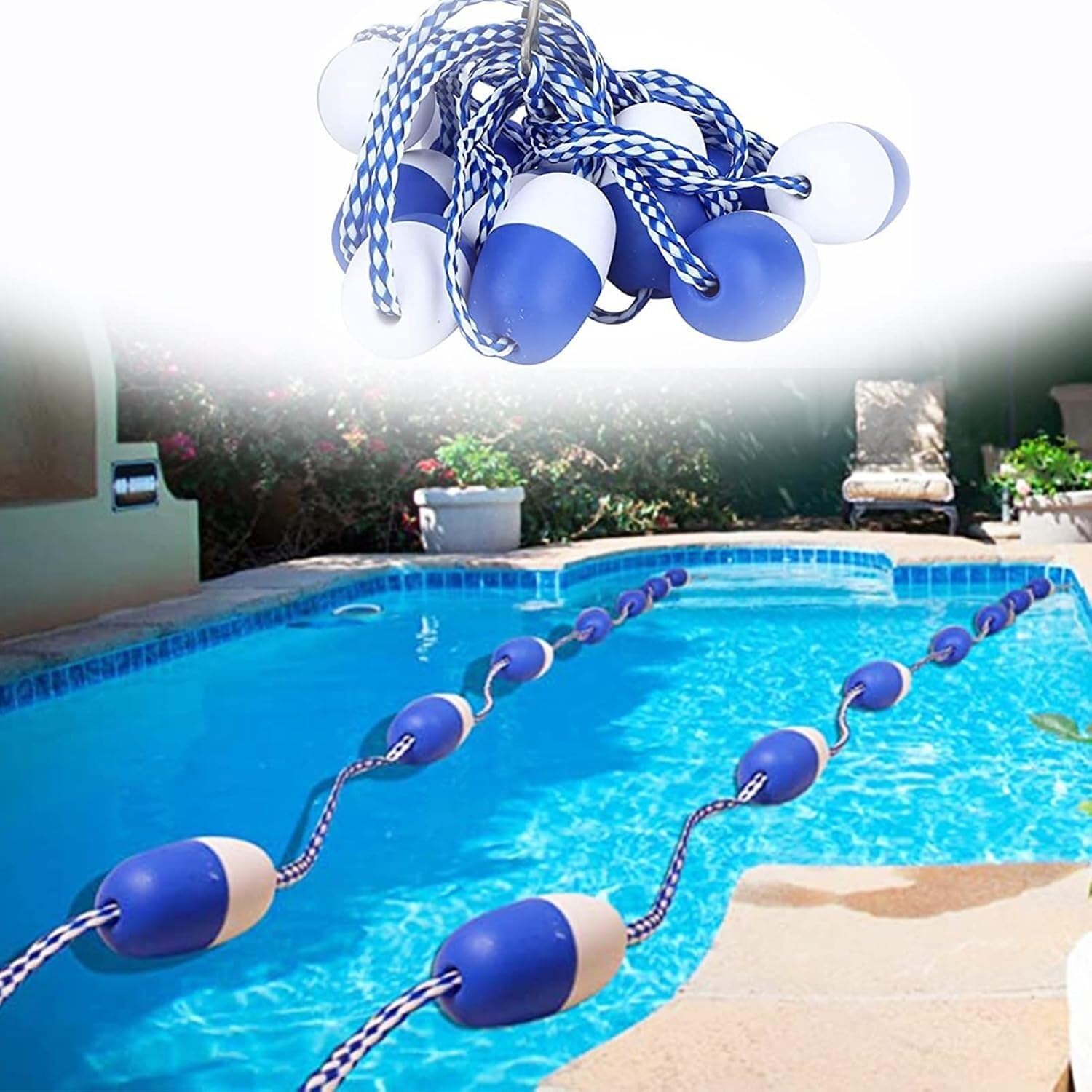 Sicherheitsseil mit Schwimmern,