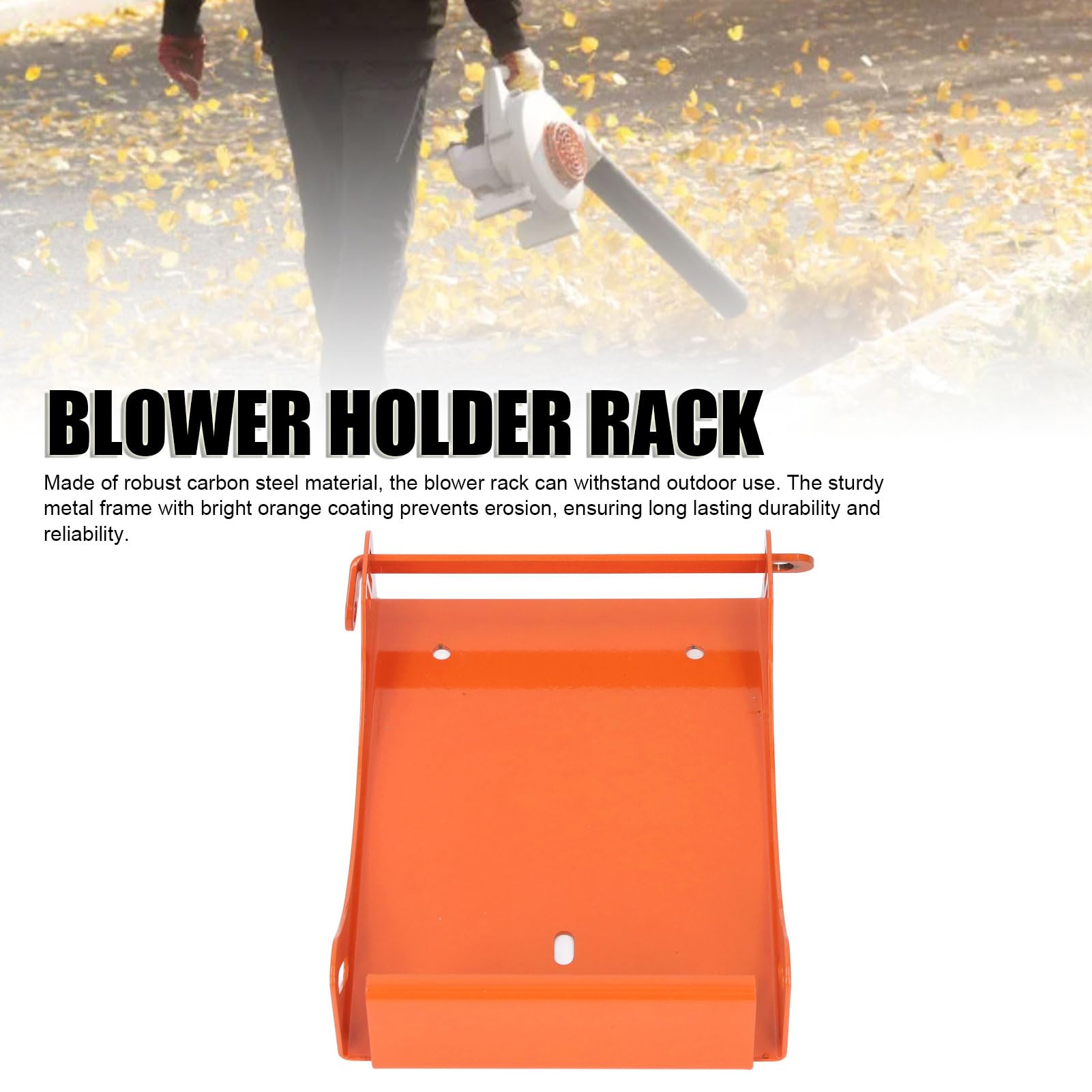 Supporto per Soffiatori a Mano in Acciaio al Carbonio – Porta Soffiatore da Parete per Modelli BG50 BG56 BG66 BG86 – Design Compatto per Garage e Rimessa