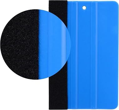 Ehdis 10 Piece Squeegee Set 5 Inches Card Felt Squeegee for Professional Foiling of Windows Vinyl Wrapping Tool Colour Film Soft Squeegee Car Window Tint Set
