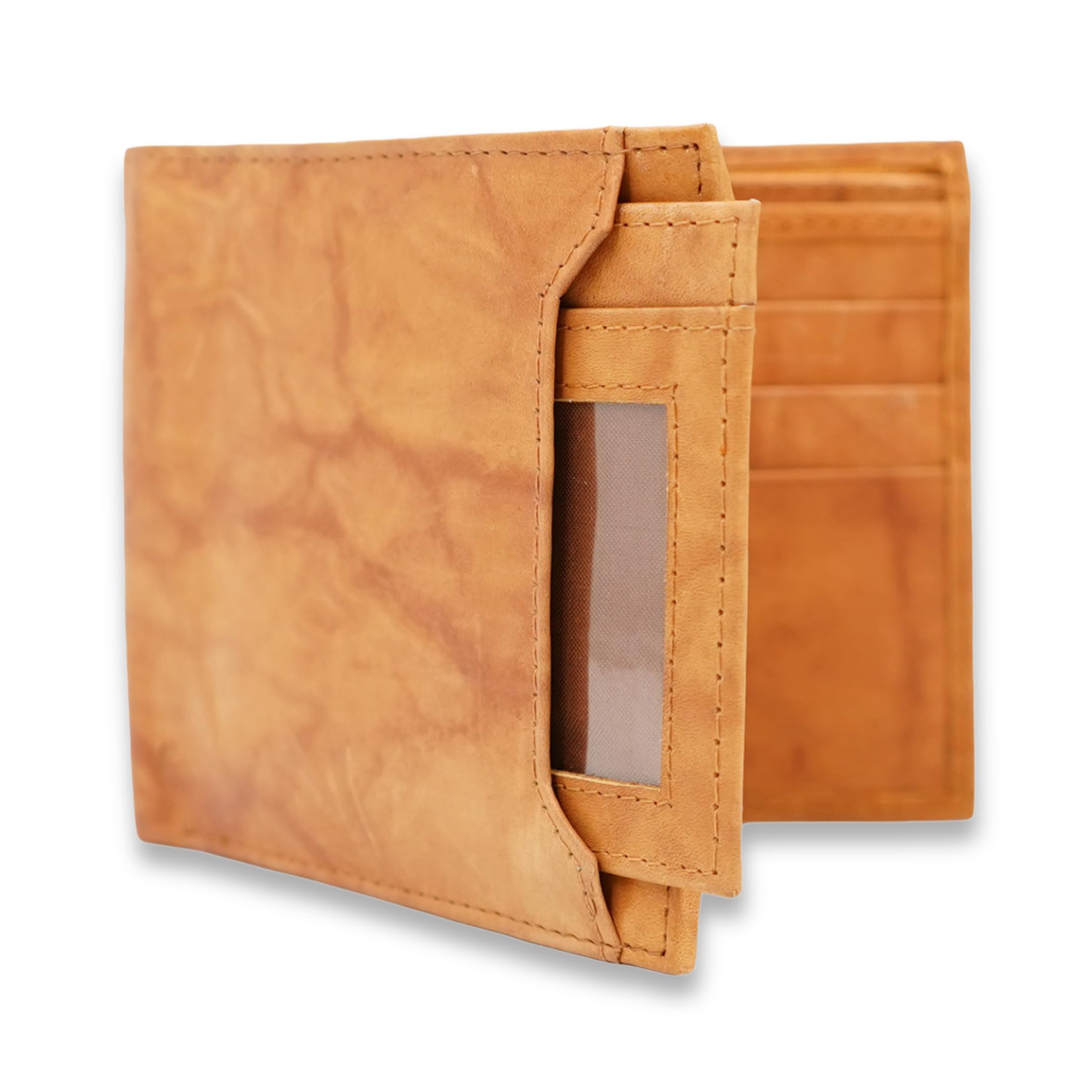 AG Wallets Leather Wallet for Men - Sliding 2-in-1 Bifold Wallet with Removable Card Holder & RFID Protection - Premium Travel Wallet - Versatile &