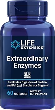 Life Extension Extraordinary Enzymes, 60 Capsules