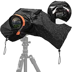 K&F Concept Capa de chuva profissional para câmera, capa de chuva à prova d'água para câmeras DSLR e lentes, acessórios de protetor de câmera fotográfica