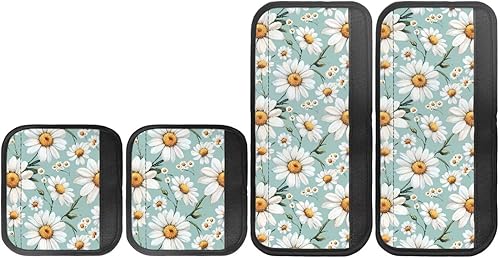 Miniatura 12 de Juego de 4 fundas protectoras de repuesto para manija de puerta de refrigerador con temática de té de la tarde para microondas, horno, refrigerador