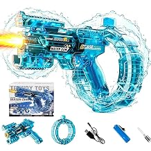2026 2nd Generation Upgraded Version Electric Water Gun, Electric Water Gun, Equipped with Deformation Function, Super Strong Flying Distance, 26.2 ft 8 m & High Speed Continuous Fire Type