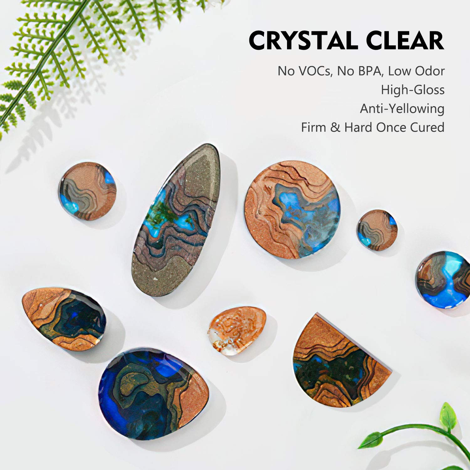 Magicfly Epoxy Resin Kit, 8oz Casting Resin Crystal Clear for Jewelry