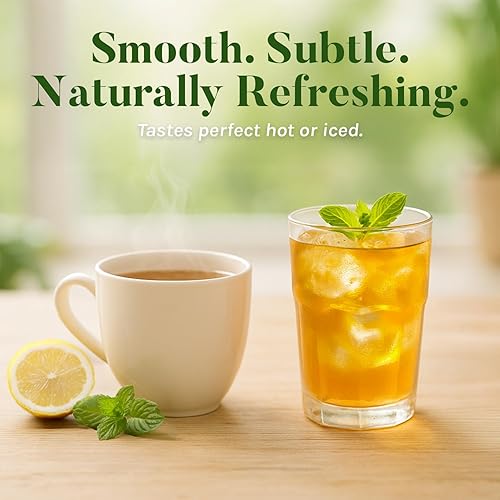 Vista 10 de Uncle Lee's - Bolsas de té verde matcha orgánico, 40 unidades, ricas en antioxidantes, bajas en cafeína, mezcla naturalmente energizante