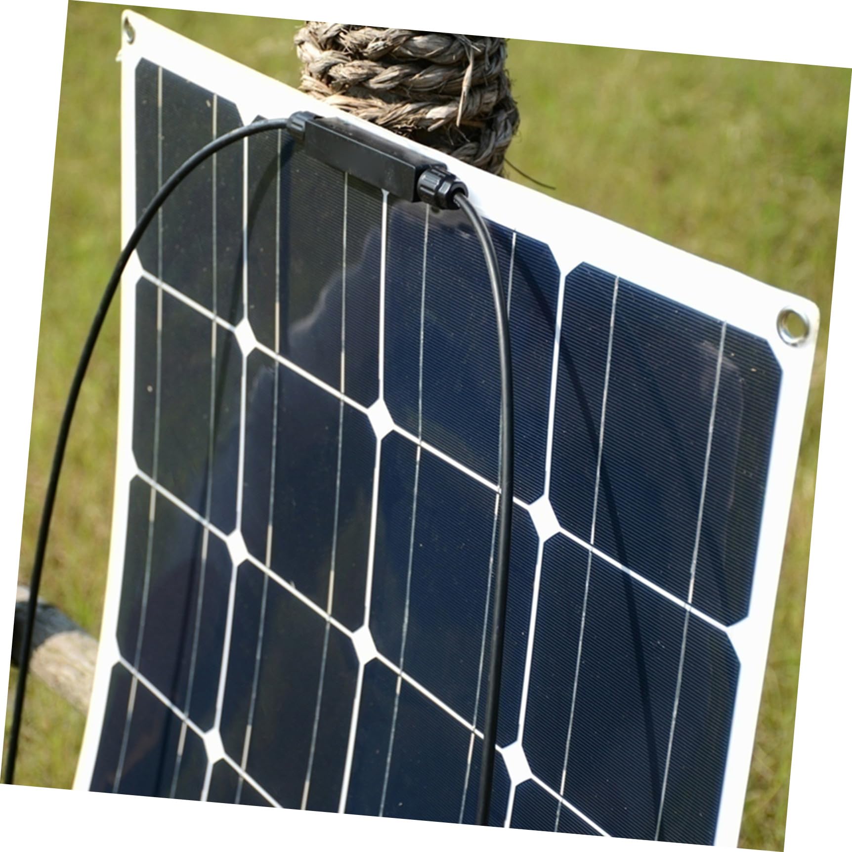 Pannello Solare Portatile 25w Monocristallino 20v 1.5a per Ricarica Esterna Attività Outdoor