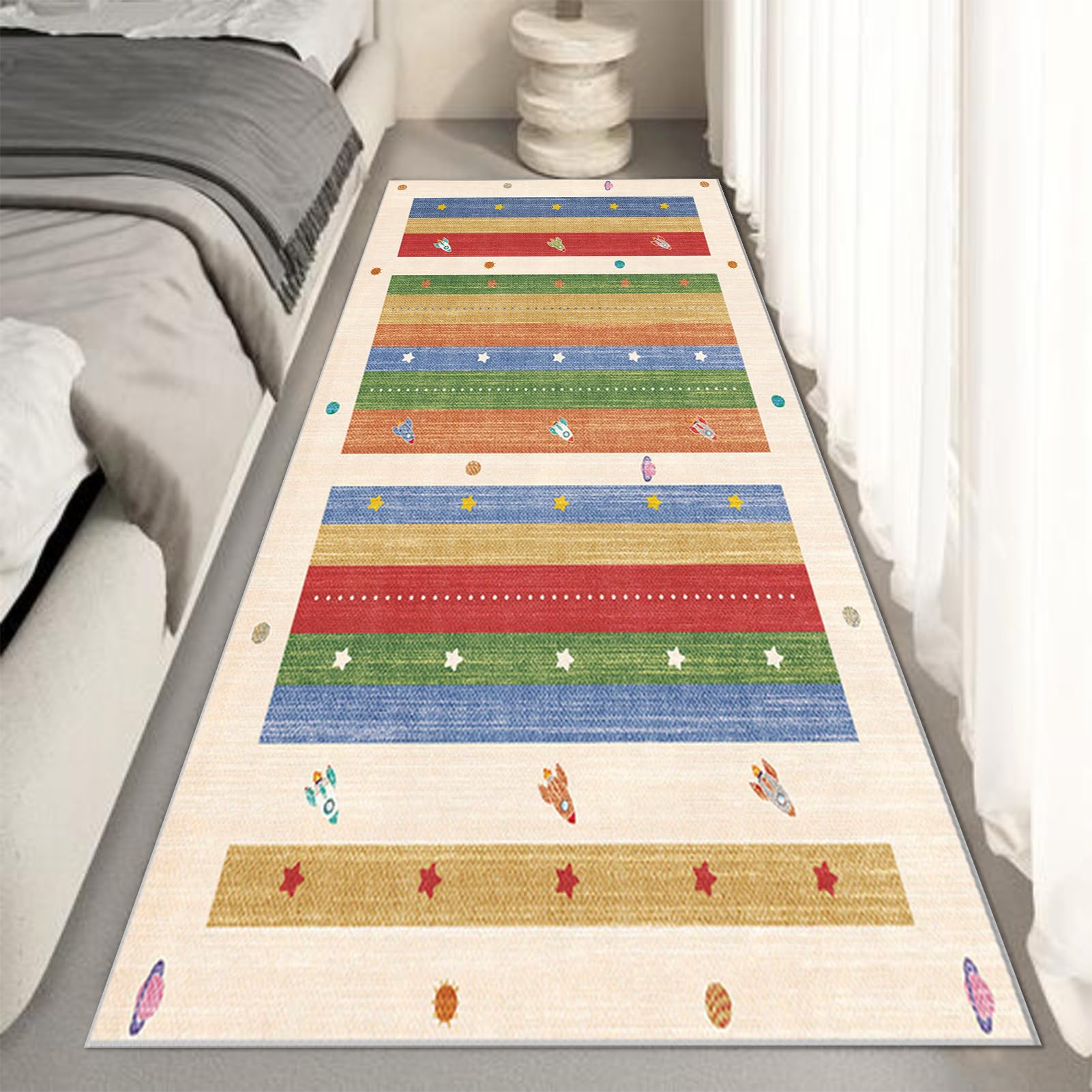 Dywanik kuchenny przed zlewem długi korytarz antypoślizgowy dywanik zmywalny dywanik wejściowy do wnętrz dywan 120 x 280 cm do pralni, sypialni, łazienki, sypialni