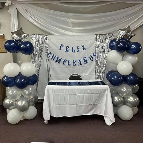 Vista 163 de Globos de color rosa pastel y morado, globos de confeti rosa claro de 12 pulgadas con globos de látex lila metálico para niñas y mujeres, mariposa