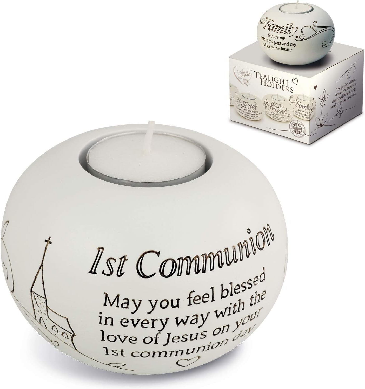 Said With Sentiment 7318 Sentiment Tealight 1st Communion
