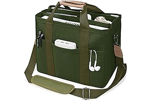 Multi-Pocket Canvas Tote Bag: Your Roomy Everyday Companion