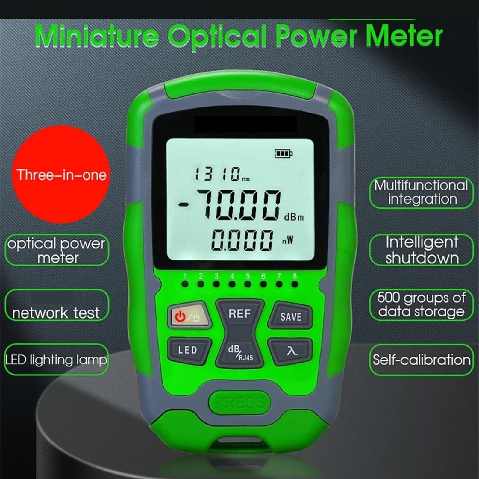 Mini Misuratore Di Potenza Ottica Per Tester Cavi In Fibra