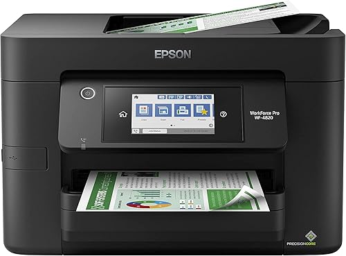 Miniatura 7 de Epson Workforce Pro WF-4830 - Impresora inalámbrica todo en uno con impresión automática de 2 caras, copia, escaneado y fax, ADF de 50 páginas