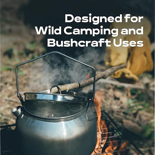 Vista 24 de Fire-Maple Antarcti - Hervidor portátil de acero inoxidable ligero de 1 litro Tetera de campamento duradera y portátil Ideal