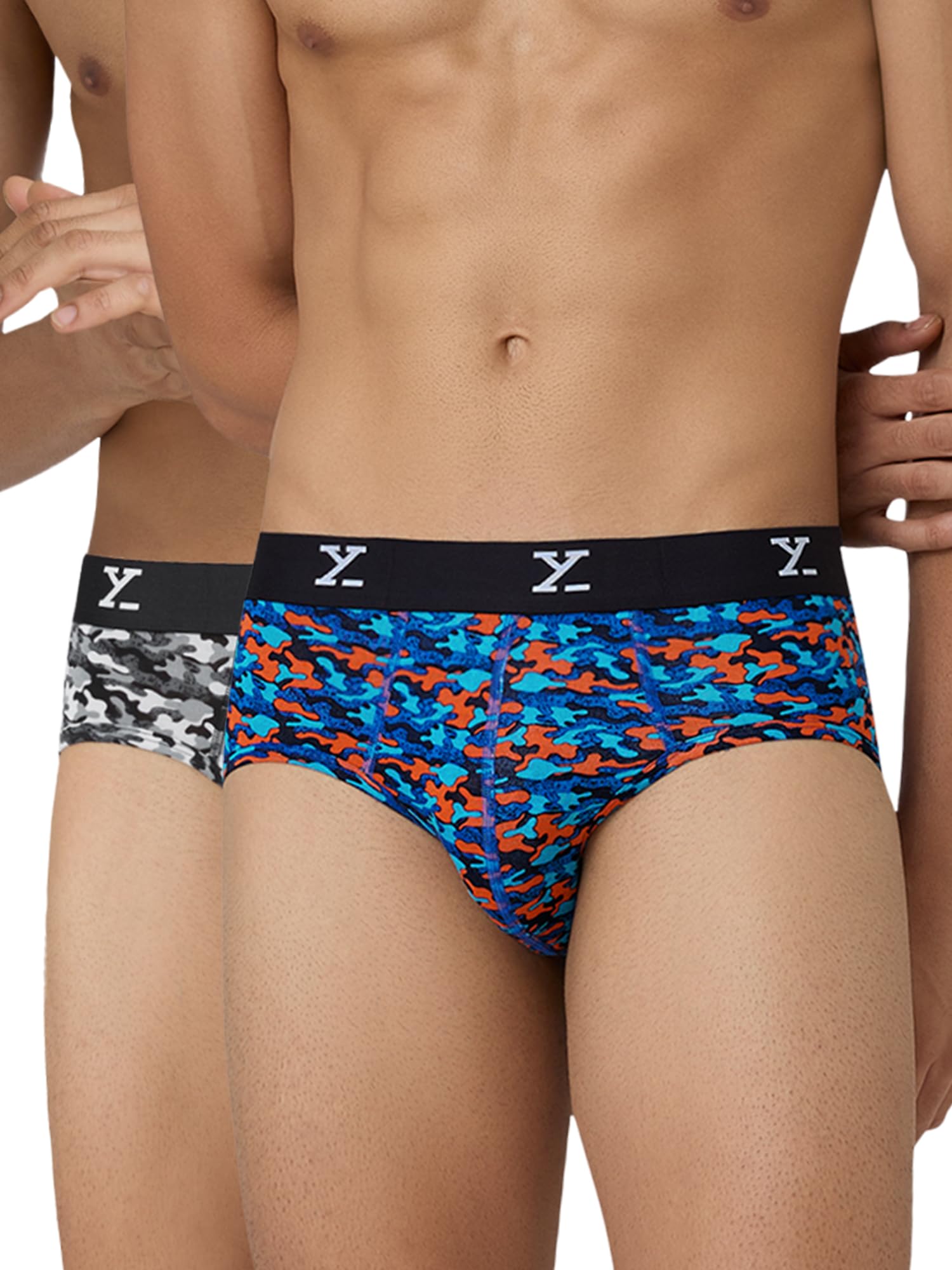 xyxx Men's Modal Brief (Pack of 2) (XYBRF2PCKN272XL_Camo monocrom+ Camo Blue & Orange_XL)-picture-13