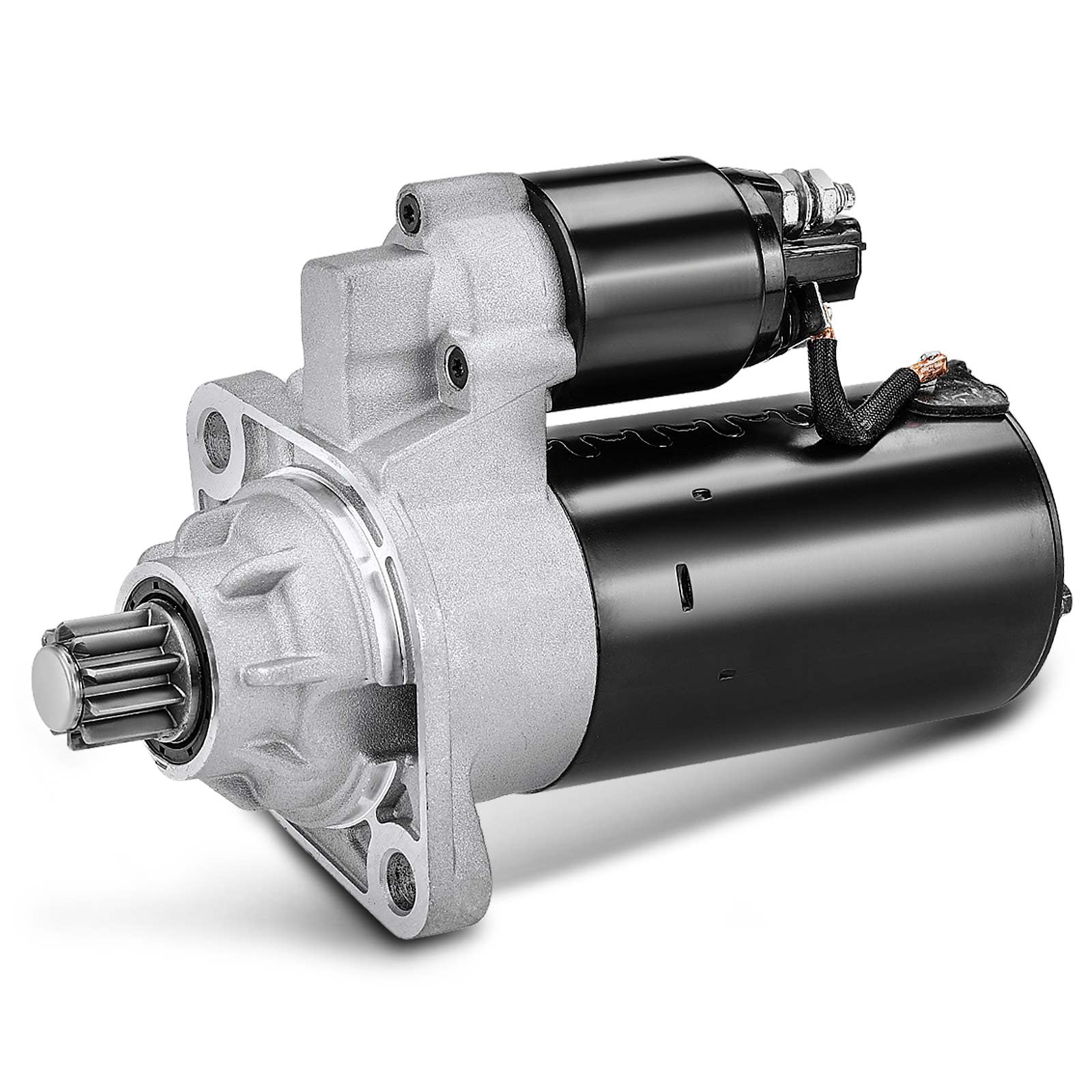 Frankberg Anlasser Starter 2,4 KW 12 V 10 Zähnez Kompatibel Multivan V 7EF 7EM 7EN 7HF 7HM 7HN Transporter V Bus 7EB 7EJ 7HB 7HJ