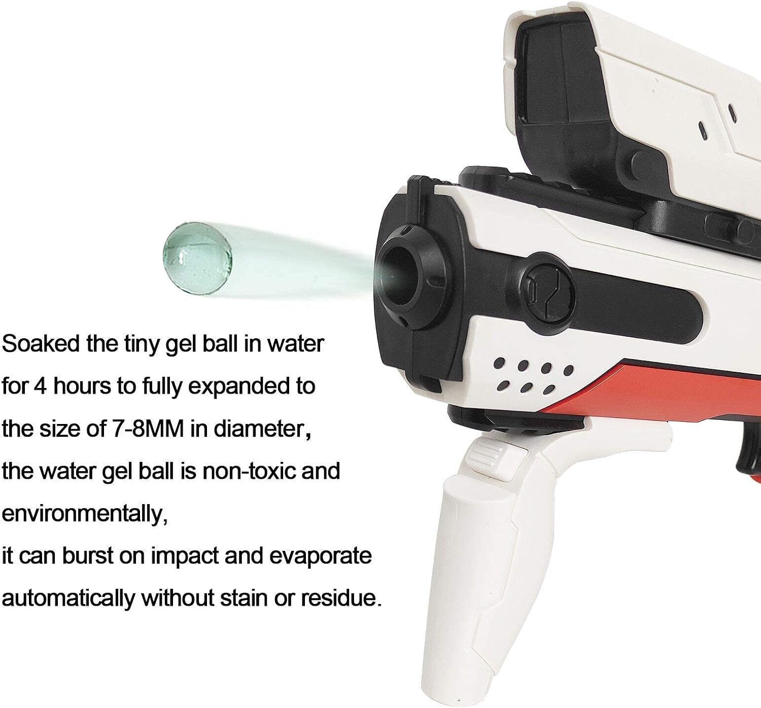 MTISGREAT Electric Toy Gun for Water Gel Ball Shooting Toy Gun Blasters Gift for Kids Boys Girls Ages 14+ : Toys & Games