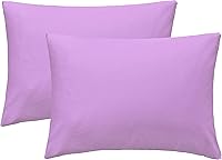 Vista 16 de iMaylex Funda de almohada suave 100% algodón egipcio con cremallera, acogedora y ligera, juego de 2, gris oscuro, Queen, 20 x 30 pulgadas