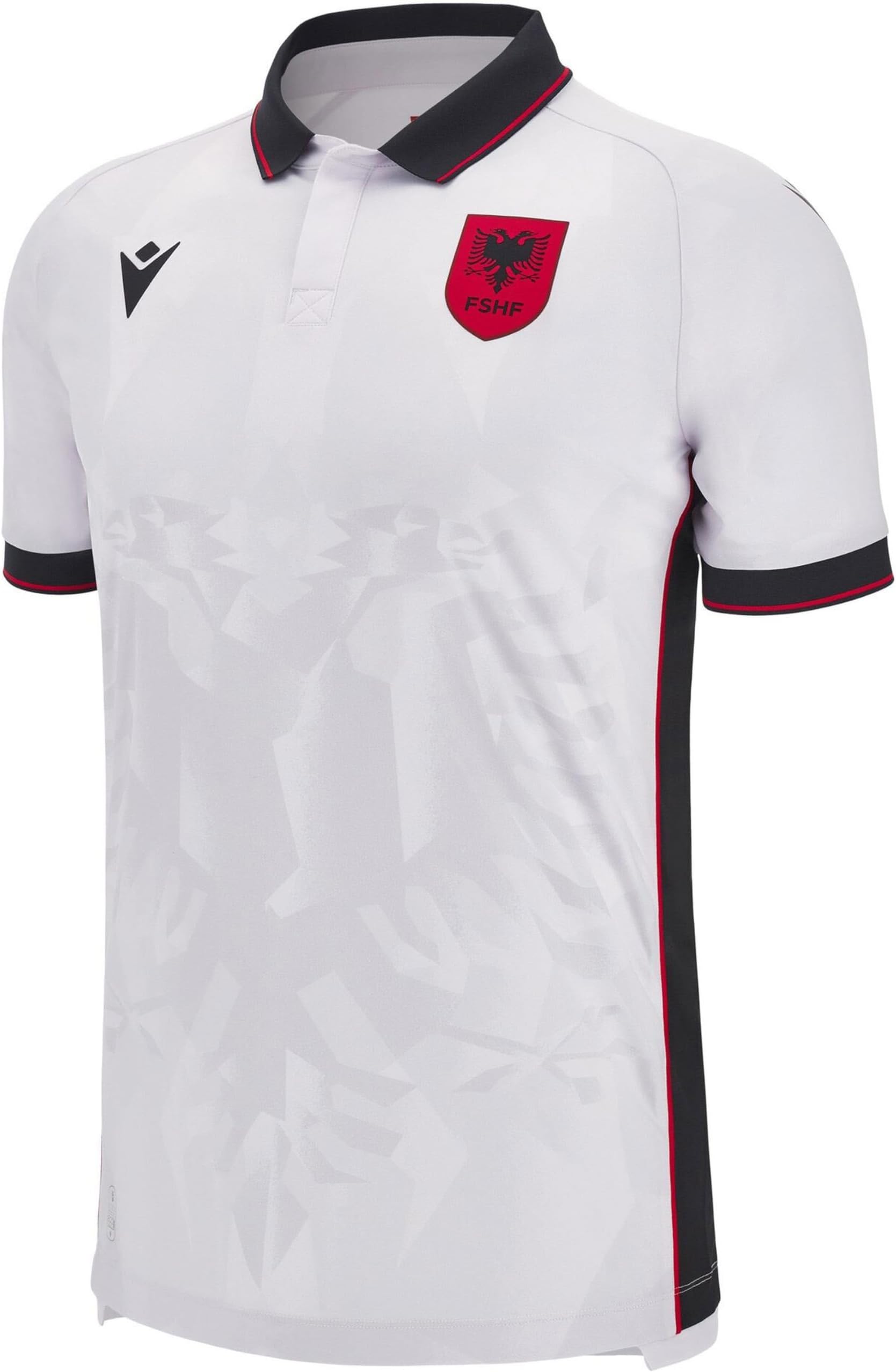 Macron 2023-2024 Albania Home Authentic Football Soccer T-Shirt