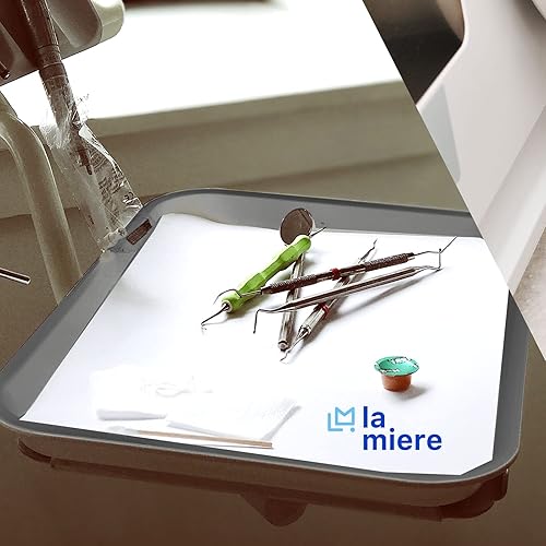 Miniatura 37 de Bandeja de procedimiento dental autoclavable en autoclave con cerradura para bandejas planas tamaño B (fresco), bandejas planas B-Lok para Rosa