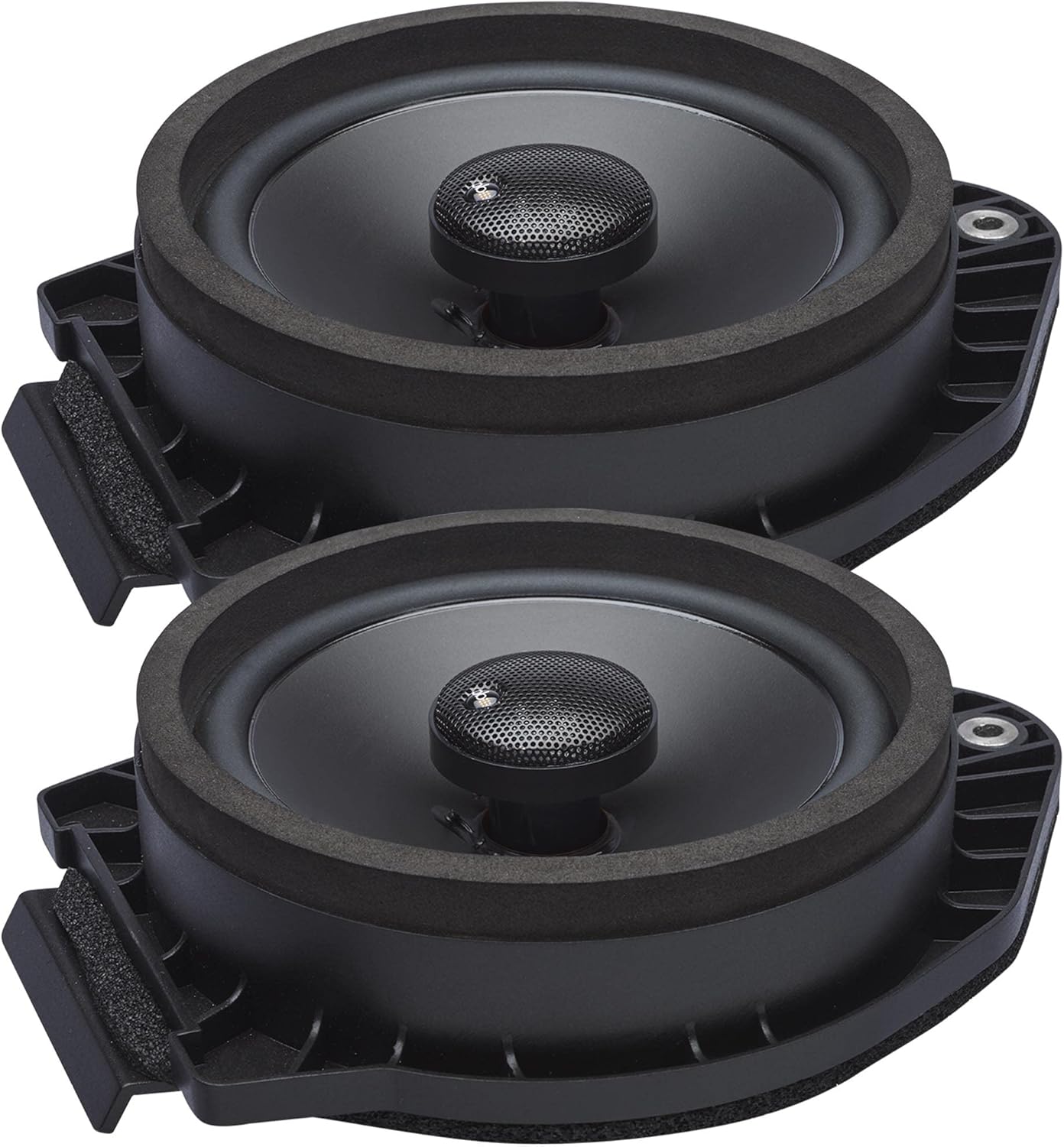 PowerBass OE652-GM2 6.5" 2Ω Direct Fit Premium OEM Replacement Coaxial Speakers Compatible with Select Chevy/GMC Vehicles