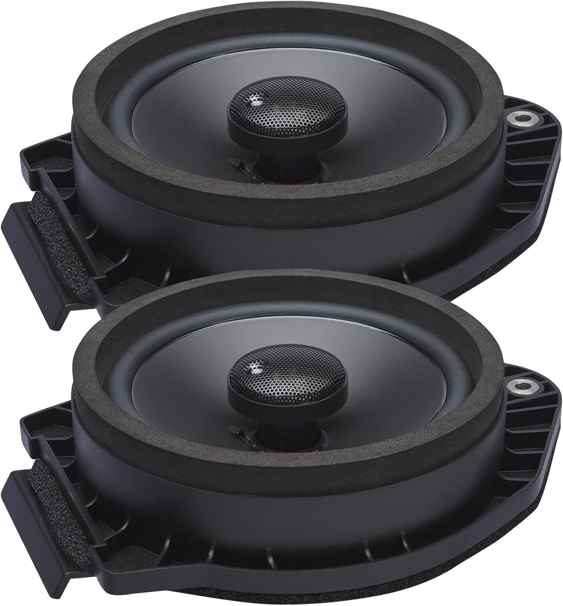PowerBass OE652-GM2 6.5" 2Ω Direct Fit Premium OEM Replacement Coaxial Speakers Compatible with Select Chevy/GMC Vehicles