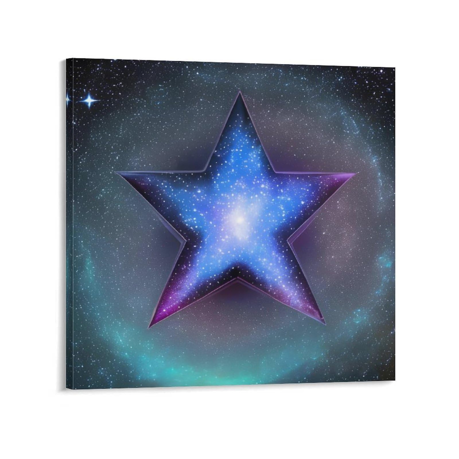 NTVOWPZO Stars Canvas Wall Art for Bedroom 24x24inch Canvas Prints Artwork for Walls Modern Picture Artwork Painting for Living Room Aesthetic Wall Paintings for Bathroom Kitchen Office Decor