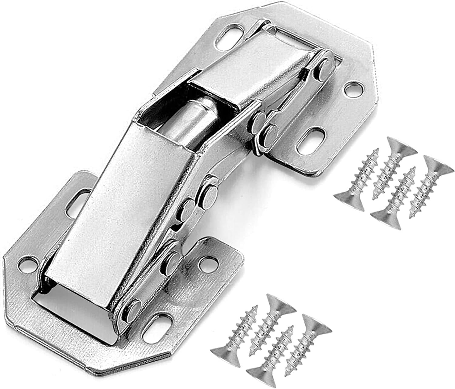 ZILONG 8pcs Concealed Door Hinge Kitchen Cupboard Wardrobe Door