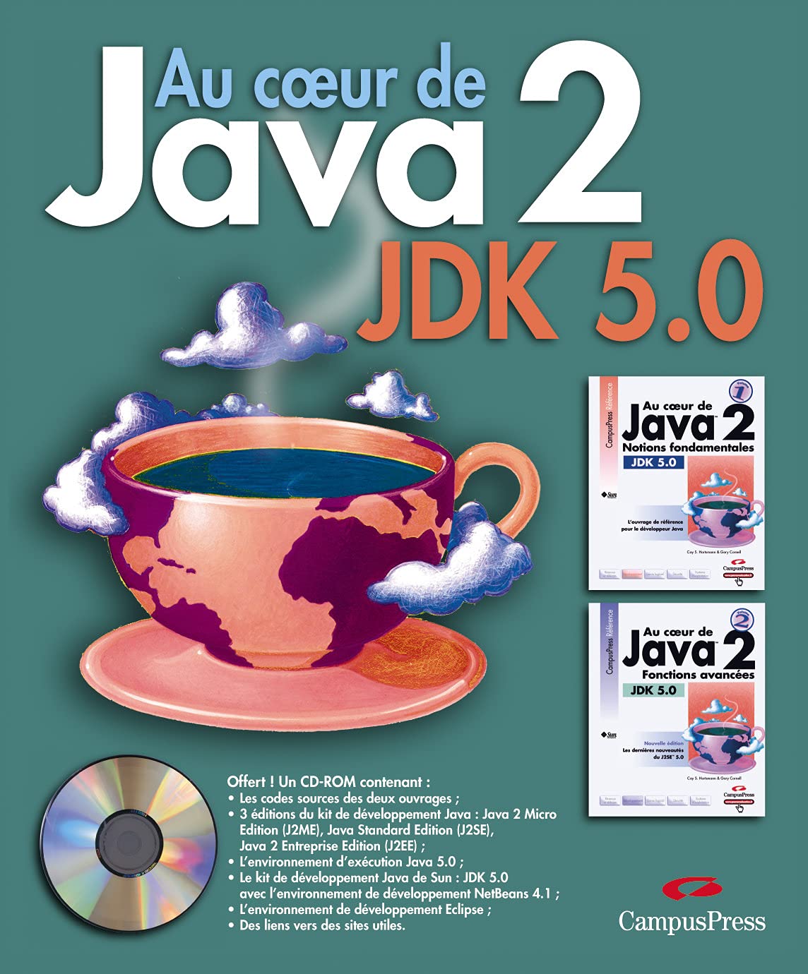 Amazon.fr - AU COEUR DE JAVA 2 VOL 1 ET 2 COFFRET - Horstmann, Cay ...