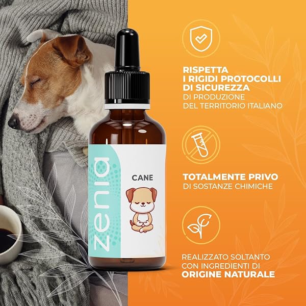 ZENIA calmante per cane CANe Gusto MANZO, Migliora Qualità della Vita dell'animale (10 ML) - 4