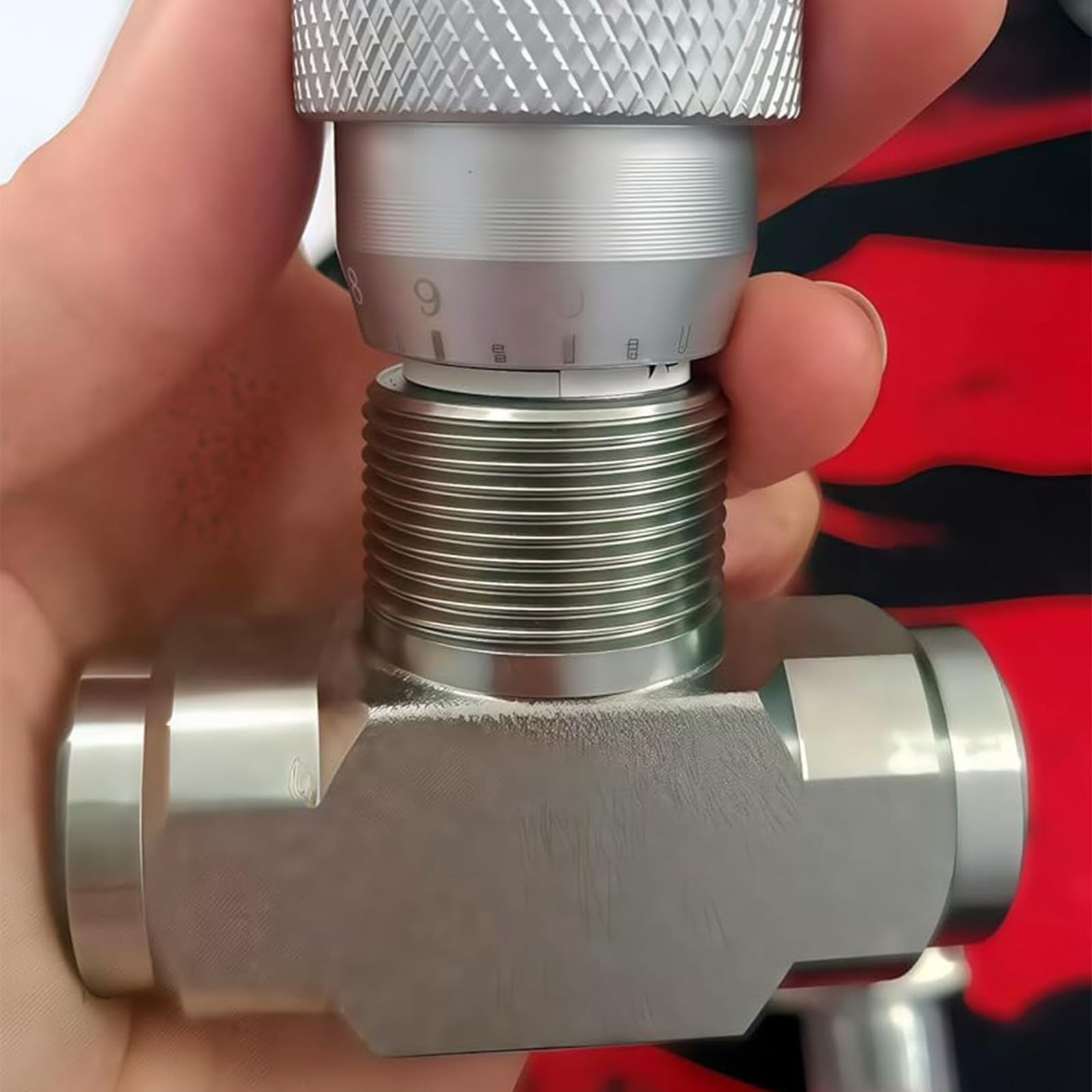 Válvulas de control de caudales hidráulicos bidireccionales de 3/8 pulgadas, válvulas reguladoras de flujo hidráulico para aplicaciones de alta presión, válvulas de control de flujo hidráulico