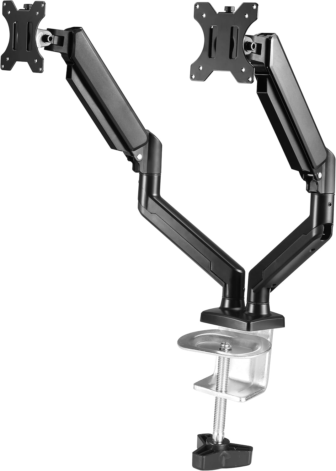 ETHU Dual Monitor Arm Desktop Mount Swivel and Height Adjustable Gas