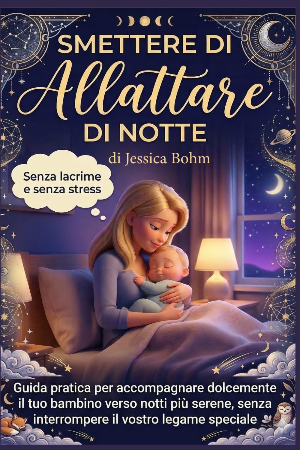 Smettere di allattare di notte: Metodo dolce per aiutare il tuo bambino a dormire tutta la notte senza stress e senza lacrime (Metodo Nanna Felice)