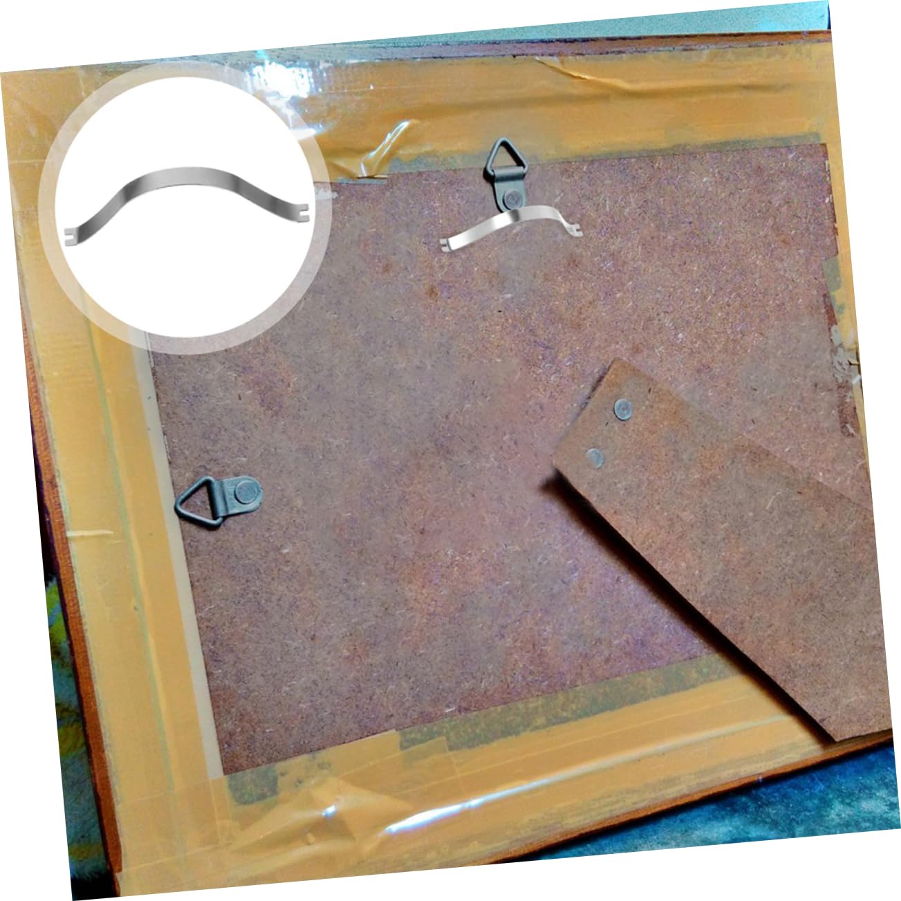 PRETYZOOM 400 Pièces crochet de cadre photo clips de fixation clip de fixation support cadre crochet pour cadre photo pinces à ressort en métal outil de cadrage alliage d'aluminium Silver