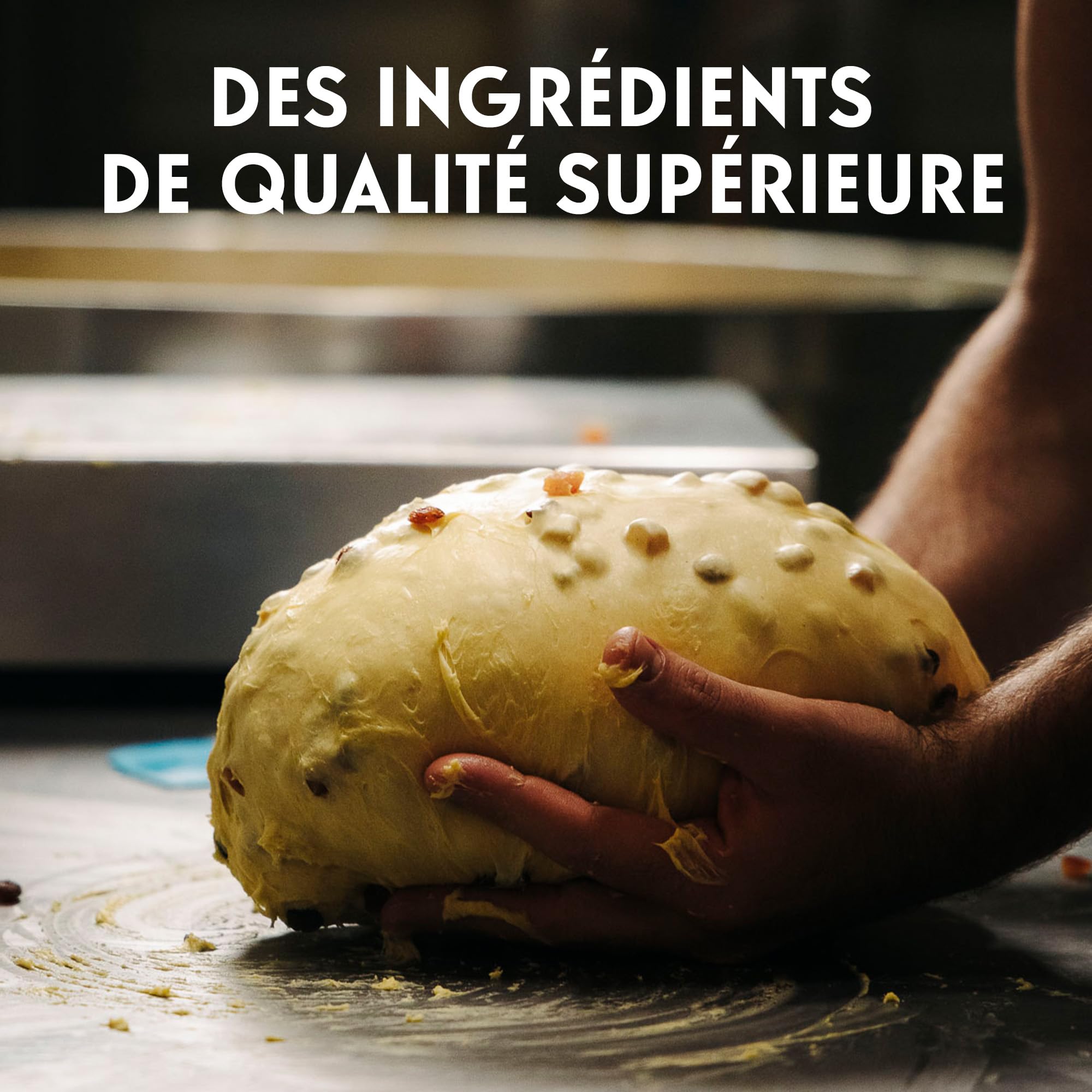 Vergani - Panettone italien artisanal traditionnel aux fruits confits 500g - Confectionné à Milan - Gâteau de Noël typique d'Italie - Idée cadeau Noël