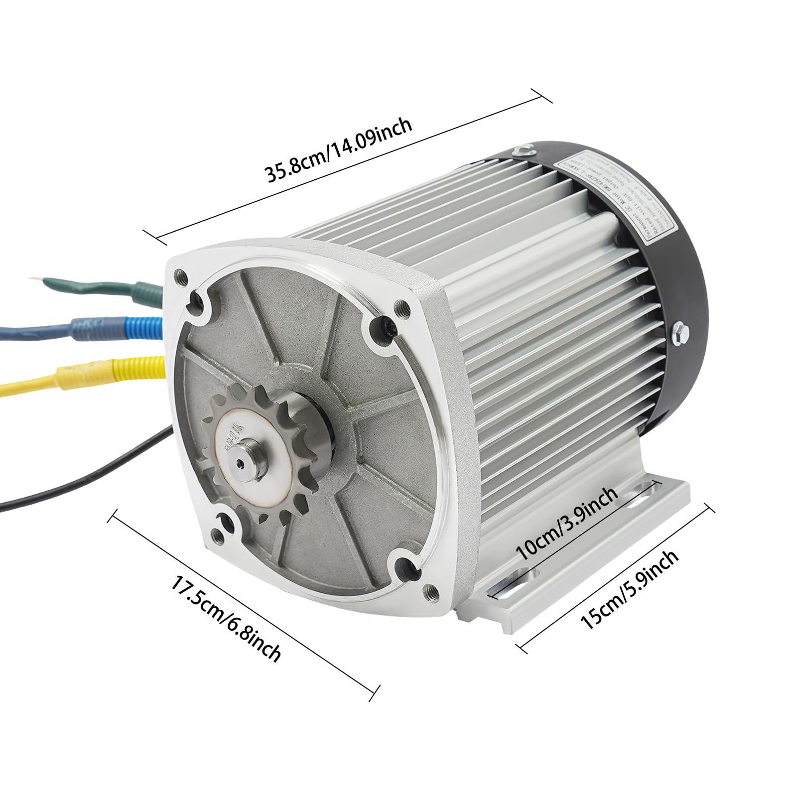 Motor Drive Air Wheel Conversion Kit, 350 W, zestaw kół do elektrycznych skuterów plażowych, do małych gokartów, elektrycznych wózków inwalidzkich i skuterów mobilnych dla seniorów