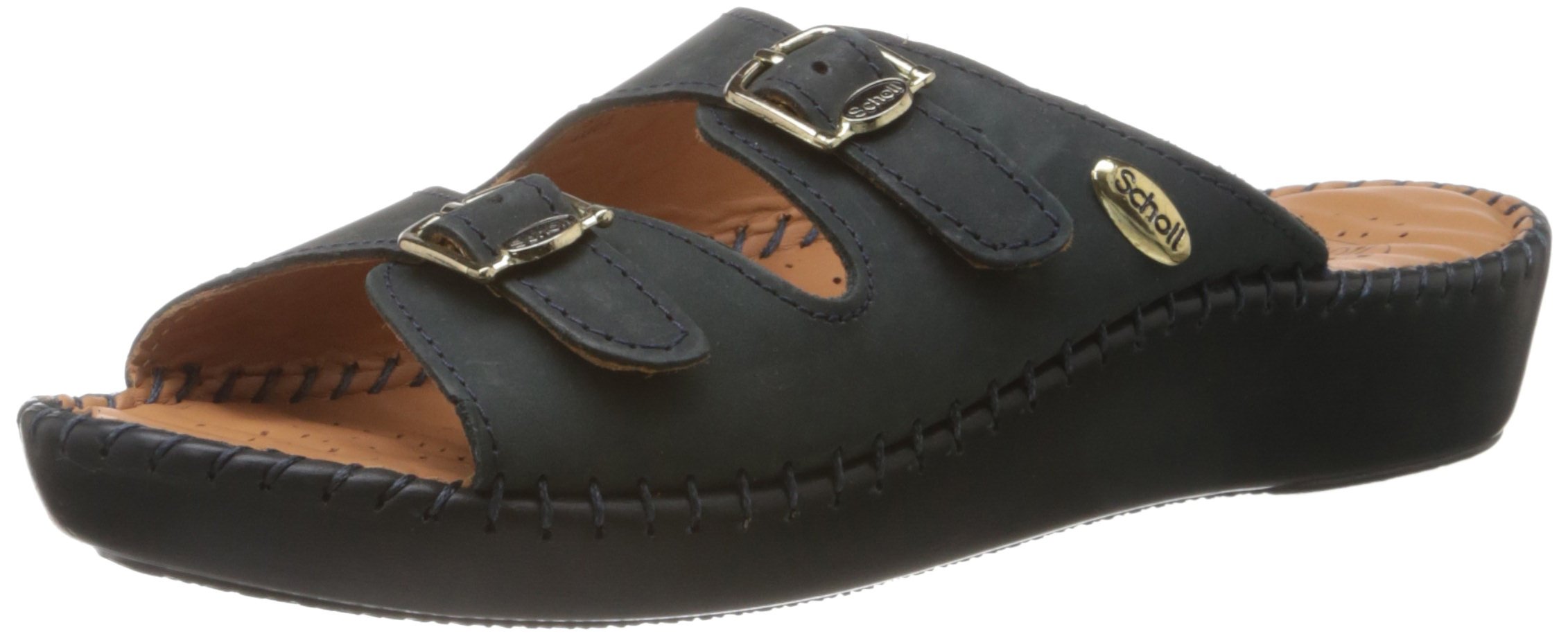 Scholl Womens Drschollla Blue Leather Fashion Sandals - 8 UK/India (41 EU) (6739652) (B00NNDQ2M6) Amazon Price History, Amazon Price Tracker