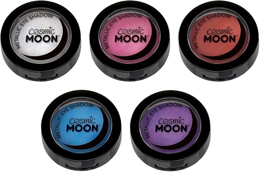 Metallic Eye Shadow by Cosmic Moon | Makeup for face | 3.5g Set of 5