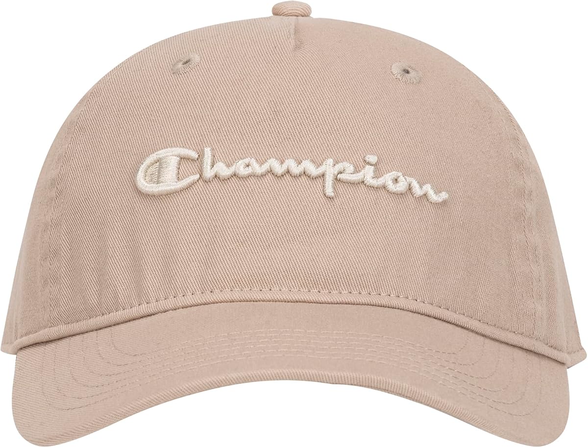 Women's Script Embroidery Washed Cotton Twill Adjustable Baseball Cap