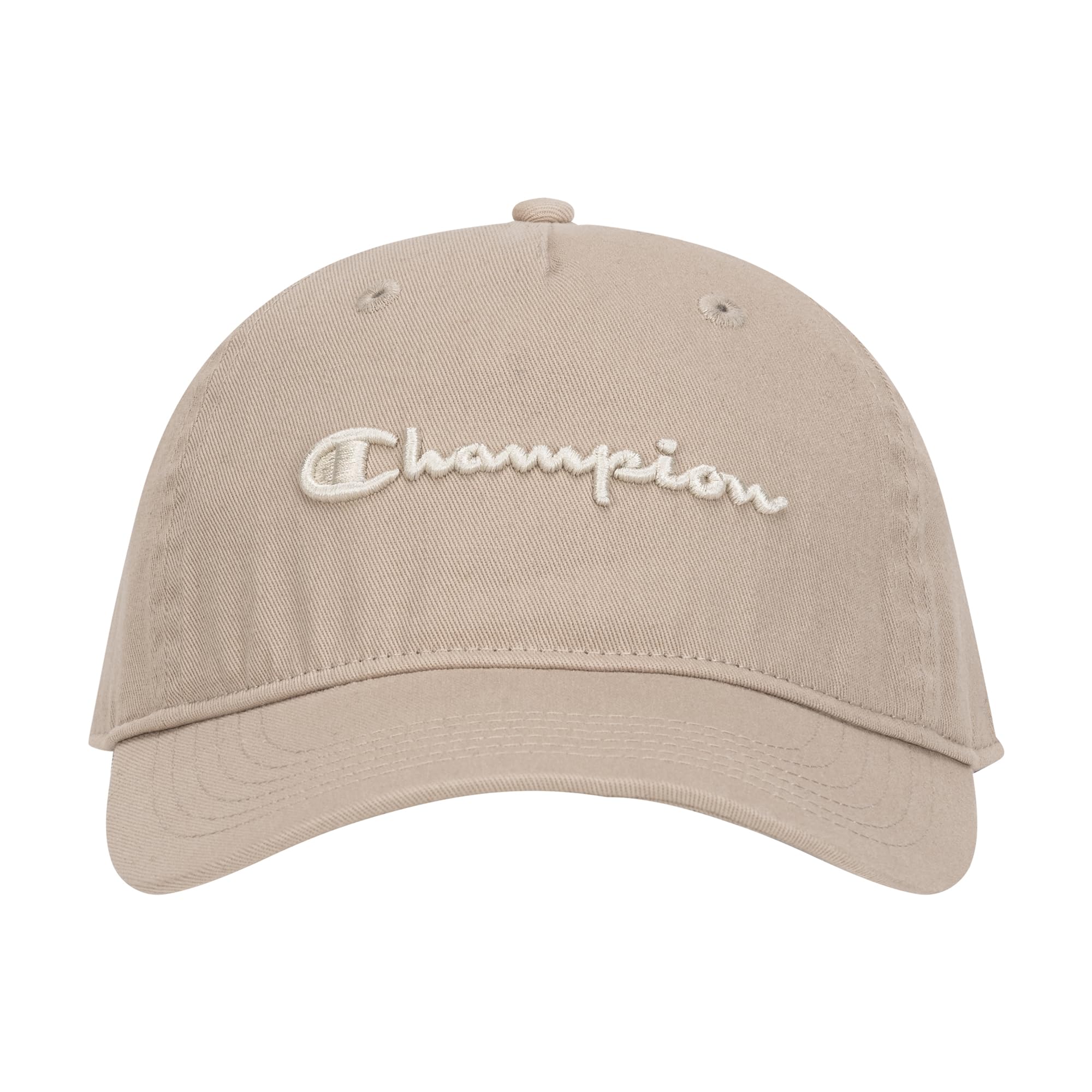 Women's Script Embroidery Washed Cotton Twill Adjustable Baseball Cap
