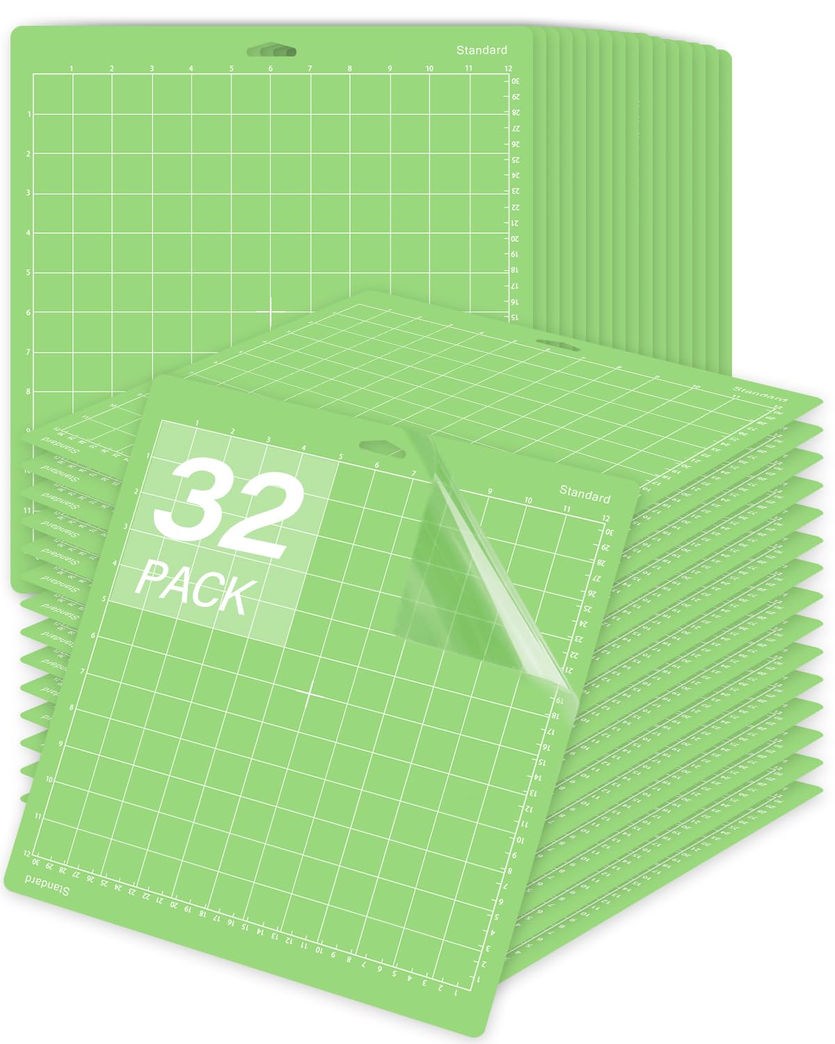 - Gwybkq 32-Pack Standard Grip Cutting Mats Bulk Supply | 12x12 Inch | Compatible with Cricut Machines | Ultimate Value for Avid Crafters