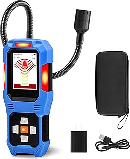 Bonvoisin Refrigerant Leak Detector, HVAC Freon Leak Detector with Rechargeable Battery, Air Conditioning Detection for CFCs, HCFCs, HFCs, HFOs, PFCs