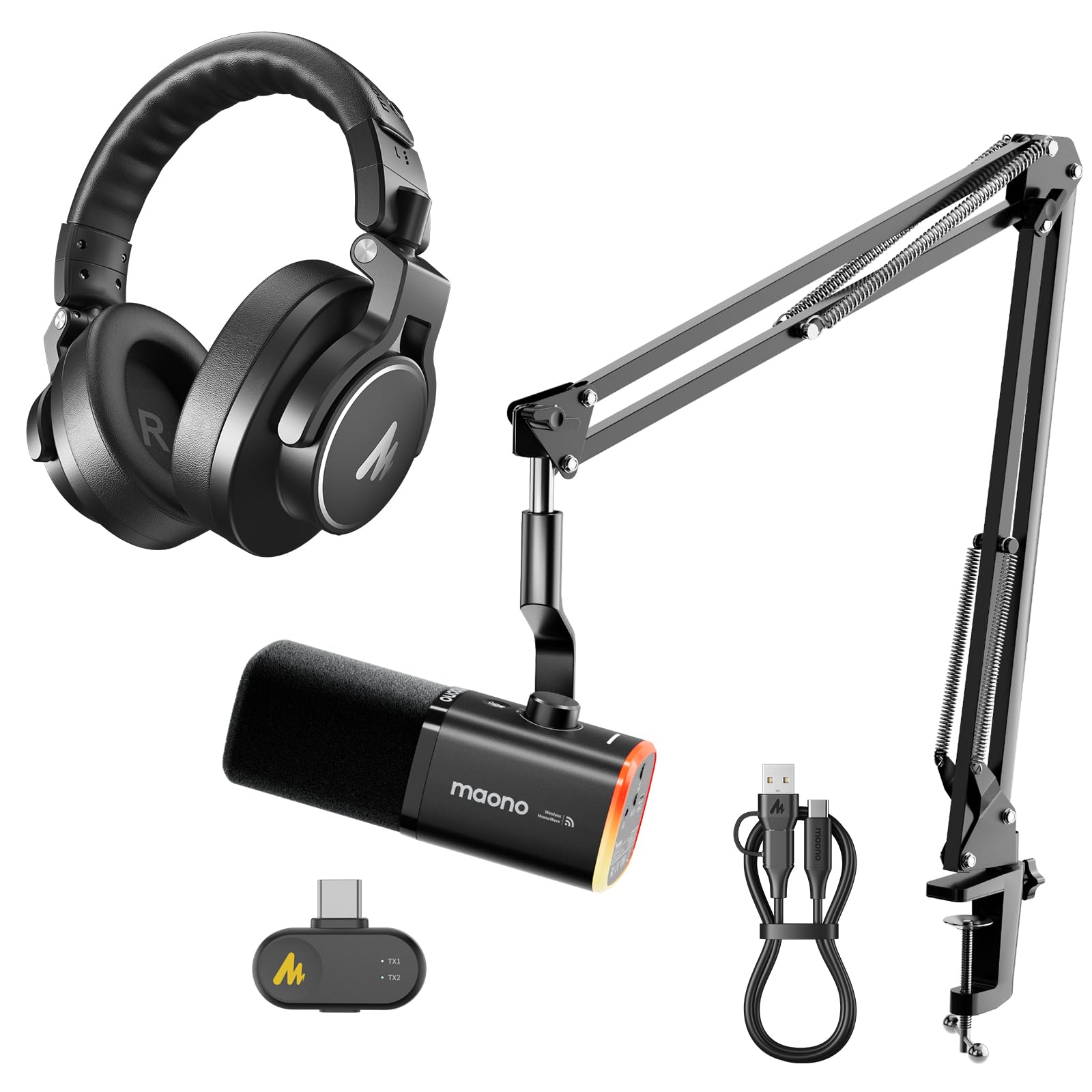 Microphone sans Fil et Casque Studio avec Câble Détachable - 8