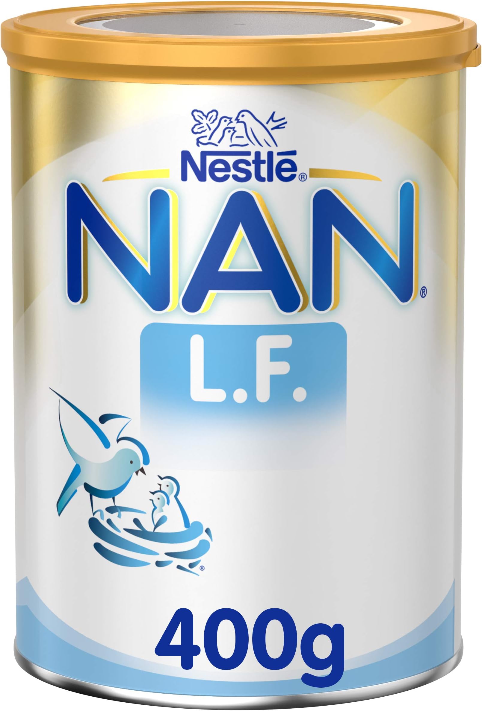 Nestle Nan L.F., From Birth To 12 Months, Lactose Free Formula Fortified With Iron, 400G (7.61303E+12)