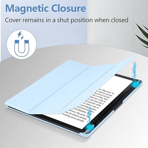 Miniatura 6 de COO Funda para Kindle Scribe (lanzada en 2022) de 10.2 pulgadas, funda delgada de piel sintética de alta calidad con función de encendido y apagado