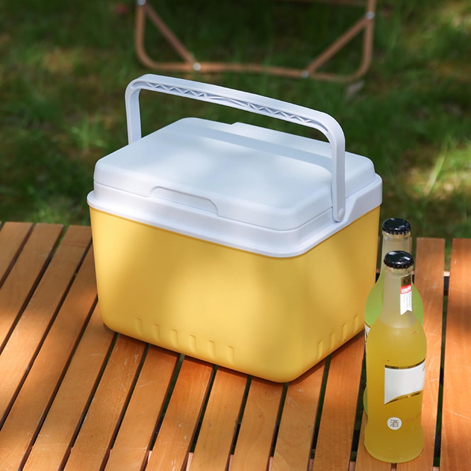 6L Camping Insulated Coolers Box Ice Bucket Leakproof Storage Container Large Capacity Freezers Easy to Use Outdoor Camping Ice Box